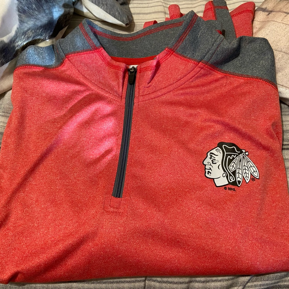 NHL Chicago Blackhawks 1/4 zip
